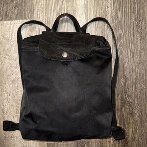 Longchamp Black Backpack